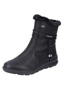 Winterboots Rieker, Damen, Gr. 41, schwarz, Lederimitat, Textil, Schuhe Winterboots, mit wasserabweisender RiekerTEX-Membran, Topseller