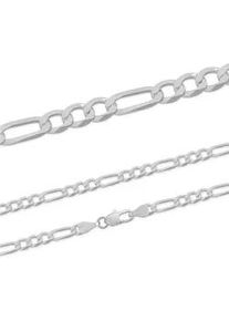 Kette ohne Anh&auml;nger Firetti "Schmuck Geschenk Silber 925 Halsschmuck Halskette Figarokette" Gr. 50, silber (silberfarben), Halsketten, Damen, 50, Silber 925 (Sterlingsilber), B: 4,4mm, B:4,4mm