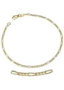 Goldarmband Firetti "Schmuck Geschenk Gold 333 Armkette Figarokette" Gr. 21, gold (gelbgoldfarben), Armb&auml;nder, Damen, 21, Gelbgold 333, Goldarmband, Made in Germany