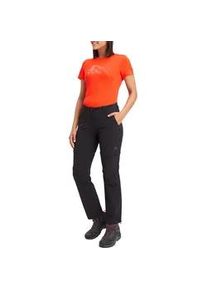 Outdoorhose MCKINLEY "Da.-Abzipphose Malloy II W", Damen, Gr. 38, N-Gr, schwarz (schwarz night), Web, Obermaterial: 90% Polyamid, 10% Elasthan, unifarben, Hosen Outdoorhose