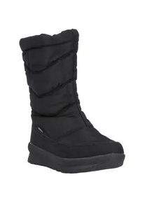 Winterboots WHISTLER "VASOR W BOOT WP", Damen, Gr. 41, schwarz (schwarz solid), Synthetik, Schuhe Winterboots, Winterstiefel,Schn&uuml;rstiefel, Winterschuhe, wasserdicht, gef&uuml;ttert