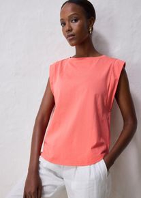 bonprix Shirt mit Seidenanteil, pink, Gr.48/50 (XL), weites Premium Shirt mit Seidenanteil, 85% Baumwolle