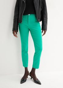 bonprix Stretchhose aus Baumwolle, gr&uuml;n, Gr.42, Figurbetonte Stretchhose in 7/8-L&auml;nge, 61% Baumwolle