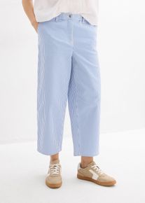 bonprix Barrel-Hose mit Bequembund High Waist, blau, Gr.48, Barrel- Jeans in verk&uuml;rzter L&auml;nge mit hoch geschnittenem Bequembund., 98% Baumwolle
