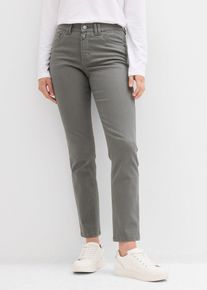bonprix verk&uuml;rzte Twill-Hose, gr&uuml;n, Gr.50, Twill-Hose aus Baumwollmix, 98% Baumwolle