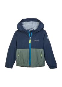Funktionsjacke "FIOS 7 MNS JCKT", Kinder, Gr. 122/128, blau (navy), Obermaterial: 100% Polyester;Obermaterial 2: 100% Polyester;Futter: 100% Polyester, FIRST INSTINCT BY Killtec, Jacken Funktionsjacke, Wasserdichte Kinderjacke mit Colourblock-Design