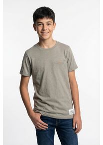Kurzarmshirt name it "NKMVINCENT SS TOP F NOOS", Jungen, Gr. 158 (164), pure cashmere, Jersey, Obermaterial: 100% Baumwolle, unifarben, regular fit normal, Rundhals, Shirts Kurzarmshirt, Baumwolle, Brusttasche