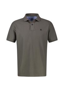 Poloshirt Lerros "Poloshirt mit COOL & DRY in GROSSEN GR&Ouml;SSEN", Herren, Gr. 4XL, basalt grau, 60% Baumwolle, 40% Polyester, ohne Ausschnitt, Shirts Poloshirt, &Uuml;bergr&ouml;&szlig;e, Feuchtigkeitsregulierend, angenehm k&uuml;hl, Pflegeleicht