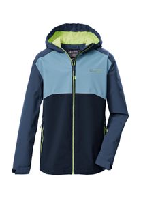 Funktionsjacke Killtec "KOS 147 BYS JCKT", Jungen, Gr. 140, dunkelblau, Obermaterial: 100% Polyester;Futter: 100% Polyester, Jacken Funktionsjacke, Kinderjacke, wasserdicht, Colourblock, Teflon EcoElite&trade; impr&auml;gniert