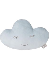 Babykissen Roba "Lil Cuties, Wolke", Baby, Gr. 1 Stk., wei&szlig; (sky, hellblau, bestickt), Polyester, bestickt, Dekokissen_Sitzkissen_Kissenh&uuml;llen Babykissen