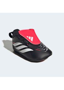 Krabbelschuh adidas Performance "PREDATOR CRIB", Kinder, Gr. 18, core schwarz, ftwr wei&szlig;, lucid rot, Synthetik, Schuhe Krabbelschuh, f&uuml;r Kinder