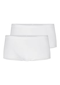 Slip Calida "Slip Panty-Slip Natural Comfort 2P 2er Pack", Herren, Gr. 48-50, wei&szlig;, Obermaterial: 92% Baumwolle CO. 8% Elasthan EL., Unterhosen Slip