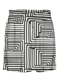 V&eacute;ro Moda Shorts VERO MODA "VMEASY JOY HW SHORTS WVN GA", Damen, Gr. S (36), N-Gr, schwarz (schwarz aop:pernille), Web, Obermaterial: 100% Viskose, bedruckt, bequem kurz, Hosen Shorts