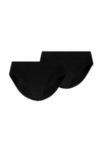 Slip Puma "Puma WOMEN 3D KNIT SPORT BRIEFS 2P", Herren, Gr. XL, schwarz, Microfaser, Obermaterial: 87% Polyamid, 13% Elasthan, k&ouml;rpernah, Unterhosen Slip, nahtlose R&auml;nder f&uuml;r eine unsichtbare Passform