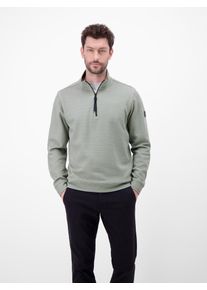 Sweatshirt Lerros "Troyer in hochwertiger Sweatqualit&auml;t", Herren, Gr. S, pearl grau, 90% Baumwolle, 10% Polyester, Sweatshirts Sweatshirt, Hochwertige Qualit&auml;t f&uuml;r den Alltag, Regular Fit, Einfarbig