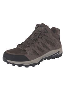 Wanderschuh Columbia "REDMOND&trade; IV MID WATERPROOF", Herren, Gr. 46, cordovan, tangy orange, Mesh, Synthetik, Schuhe Wanderschuh, wasserdicht