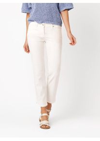 7/8-Jeans Toni "Perfect Shape 7/8", Damen, Gr. 46, N-Gr, sanftes wei&szlig;, Denim/Jeans, Obermaterial: 79% Baumwolle, 11% Polyester, 8% Lyocell, 2% Elasthan, unifarben, slim fit 7/8-L&auml;nge, Jeans 7/8-Jeans, mit Stretch, Slim Fit