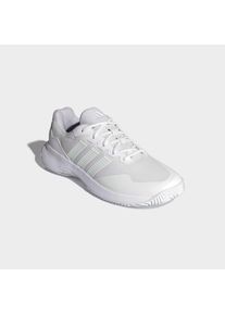 Tennisschuh adidas Performance "GAMECOURT 2 TENNIS SHOES", Herren, Gr. 45, cloud wei&szlig;, ftwr wei&szlig;, ftwr wei&szlig;, Synthetik, Textil, Schuhe Tennisschuh