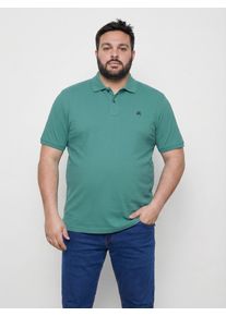 Poloshirt Lerros "Poloshirt mit COOL & DRY in GROSSEN GR&Ouml;SSEN", Herren, Gr. 6XL, soft teal, 60% Baumwolle, 40% Polyester, ohne Ausschnitt, Shirts Poloshirt, &Uuml;bergr&ouml;&szlig;e, Feuchtigkeitsregulierend, angenehm k&uuml;hl, Pflegeleicht