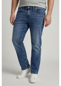 5-Pocket-Jeans "Mauro GG", Herren, Gr. 40, L&auml;nge 32, mid blau, Denim/Jeans, Obermaterial: 86% Baumwolle, 13% Polyester, 1% Elasthan, s.Oliver MEN BIG SIZES, unifarben, normal lang, Jeans 5-Pocket-Jeans, mit Stretch - Gro&szlig;e Gr&ouml;&szlig;en