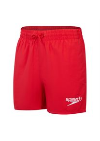 Badeshorts Speedo "Bade-Shorts JOHN f&uuml;r Jungs", Jungen, Gr. L (134/140), N-Gr, rot (fed rot), Gewirkt, Obermaterial: 100% Nylon, Badehosen Badeshorts, f&uuml;r Kinder und Jugendliche, mit Ges&auml;&szlig;tasche und Abflusssystem