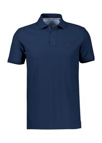 Poloshirt Lerros "Poloshirt mit COOL & DRY in GROSSEN GR&Ouml;SSEN", Herren, Gr. 6XL, storm blau, 60% Baumwolle, 40% Polyester, ohne Ausschnitt, Shirts Poloshirt, &Uuml;bergr&ouml;&szlig;e, Feuchtigkeitsregulierend, angenehm k&uuml;hl, Pflegeleicht