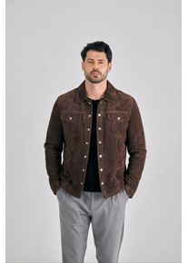 Lederjacke Freaky Nation "Sandon-FN", Damen, Gr. M(46), braun, Oberstoff: 100% Leder; Futter: 100% Baumwolle, normal, Jacken Lederjacke