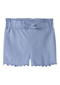 Shorts name it "NMFVIVIA SHORTS NOOS", Jungen, Gr. 122, N-Gr, lila impression, Sweatware, Obermaterial: 100% Baumwolle, unifarben, kurz, Hosen Shorts, Baumwolle, elastischer Bund, gewellter Saum