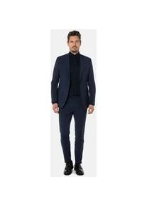Anzug Thomas Goodwin "Anzug", Herren, Gr. 52, Normalgr&ouml;&szlig;en, blau (navy), 52% Polyester, 43% Wolle, 5% Elasthan, unifarben, slim fit, Anz&uuml;ge, im Slim-Fit, 10103-0-20707