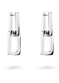 Paar Creolen Liebeskind Berlin "Schmuck Geschenk Edelstahl Ohrringe The Mini Link", silber (silberfarben), Ohrringe, Damen, 10mm, Edelstahl, Einh&auml;nger abnehmbar