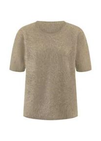 Rundhals-Pullover aus 100% Kaschmir Peter Hahn gr&uuml;n, 48