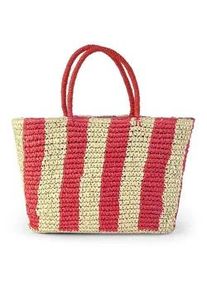 Tasche aus 100% Papierstroh Peter Hahn rot