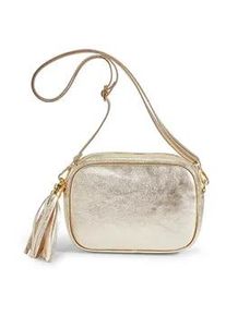 Umh&auml;ngetasche aus genarbtem Rindsleder Peter Hahn gold