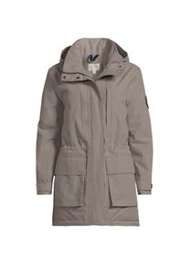 LANDS' END Wasserdichter Parka SQUALL, Damen,  Beige, Nylon, by Lands' End