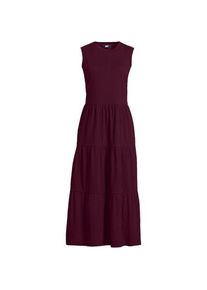 LANDS' END Maxi-Baumwollkleid aus Flammgarn, Damen,  Rot, Baumwolle, by Lands' End