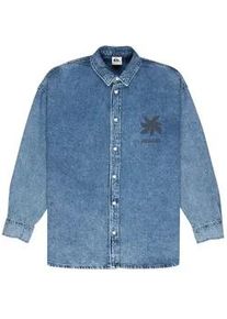 Langarmshirt Quiksilver "Rahmat", Damen, Gr. S, medium blau, Obermaterial: 80% Walkfrottier, 20% Walkfrottier;, Shirts Langarmshirt