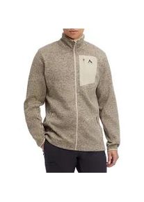 Fleecejacke MCKINLEY "HE.-UNTERJACKE SKEENA III M", Herren, Gr. XL, melange, braun smoke, Obermaterial: 100% Polyester, Jacken Fleecejacke, w&auml;rmende Zwischenschicht, aus atmungsaktivem, isolierendem Material