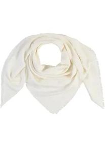 Schal BOSS "Ledonia 120*120", Damen, open wei&szlig; 131, Web, Materialmix, gemustert, Modet&uuml;cher Schal, mit Jacquardmuster