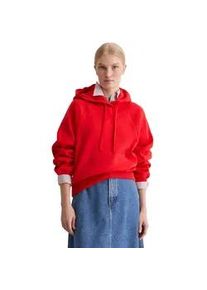 Marc O'Polo Sweatshirt MARC O'POLO "aus reiner Bio-Baumwolle", Damen, Gr. M, bright rot, Obermaterial: 100% Baumwolle, unifarben, regular fit, Rundhals, Rippb&uuml;ndchen, Sweatshirts Sweatshirt