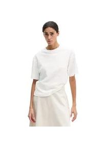 Marc O'Polo T-Shirt MARC O'POLO "aus Slub-Jersey", Damen, Gr. XXL, wei&szlig;, Obermaterial: 100% Baumwolle, unifarben, Basic, regular fit, Rundhals, normaler Saum, Shirts T-Shirt