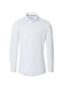 Businesshemd Venti "Venti Businesshemd uni", Herren, Gr. 35, Normalgr&ouml;&szlig;en, wei&szlig;, 55% Baumwolle, 45% Polyester, unifarben, sehr figurbetont, Hemden