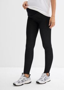 bonprix W&auml;rmende Umstands-Leggings, schwarz, Gr.44/46 (L), Thermo-Leggings f&uuml;r die Schwangerschaft, 63% Polyester