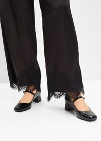 bonprix Spangenpumps in Lack-Optik, schwarz, Gr.37, Eleganter Pumps im Mary Jane Look, aus Lack