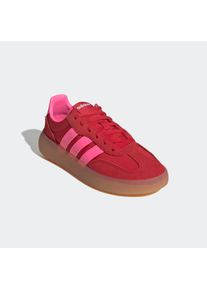 Sneaker adidas Sportswear "BARREDA DECODE KIDS", Damen, Gr. 38,5, better scarlet, lucid pink, gum10, Leder, Textil, Schuhe Sneaker, inspiriert vom adidas Handball Spezial, f&uuml;r Kinder & Jugendliche