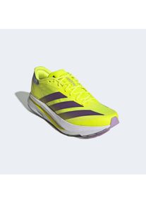 Laufschuh adidas Performance "ADIZERO SL 2", Herren, Gr. 45, solar gelb, aurora plum, powder plum, Textil, Schuhe Laufschuh, mit Lightstrike-Sohle