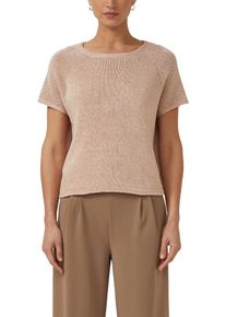 Strickpullover s.Oliver BLACK LABEL, Damen, Gr. S (36), soft rose, Strick, Obermaterial: 87% Polyacryl, 13% Polyamid, unifarben, l&auml;ssig geschnitten h&uuml;ftbedeckend, Rundhals, Pullover Strickpullover, Halbarm mit Rundhals, Topseller