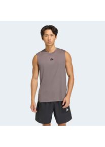 Tanktop adidas Performance "D4T PRIMELIFT 3-STREIFEN", Herren, Gr. M, charcoal, Obermaterial: 100% Polyester, Tops Tanktop