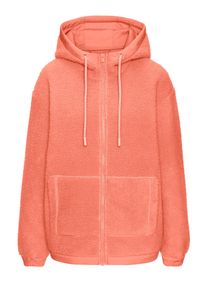 Fleecejacke ELBSAND, Damen, Gr. 40, peach, Obermaterial: 100% Polyester. Kapuzenfutter: 100% Polyester, unifarben, gerade h&uuml;ftlang, B&uuml;ndchen, Jacken Fleecejacke, mit Kapuze