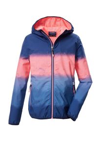 Funktionsjacke Killtec "KOS 155 GRLS JCKT", Kinder, Gr. 152, dunkelblau, Obermaterial: 100% Polyester;Futter: 100% Polyester, Jacken Funktionsjacke, Leichte, wetterfeste M&auml;dchenjacke mit All-Over-Print