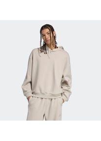 Kapuzensweatshirt adidas Sportswear "SOFT LUX HOODIE", Herren, Gr. M, wonder aluminium, Obermaterial: 51% Polyester, 25% Modal, 15% Baumwolle, 9% Elasthan, normal, Rundhals, angesetztes B&uuml;ndchen, Sweatshirts Kapuzensweatshirt, mit Kapuze, f&uuml;r Sportmode und Freizeit, mit 3-Streifen-Logo-Print